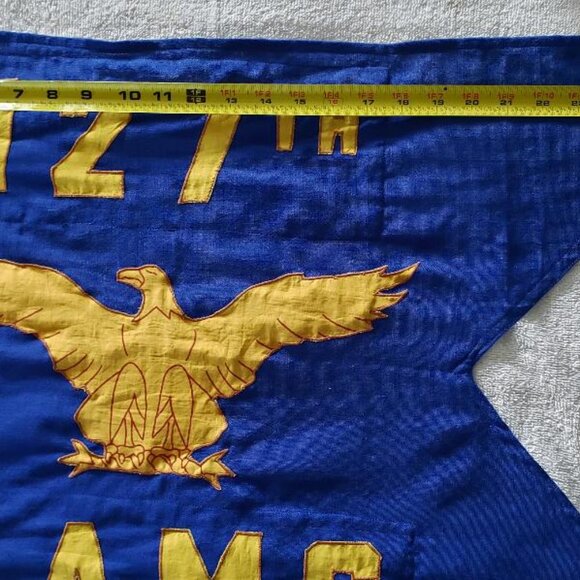 VINTAGE US AIR FORCE GUIDON 127TH CAMS DEFENCE PERSONAL SUPPORT CENTE #7166-73 - Picture 5 of 9